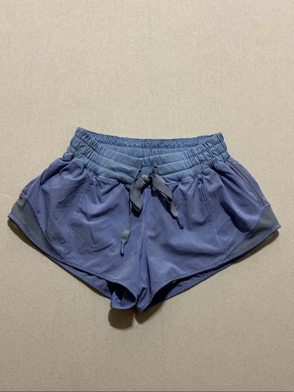 lululemon athletica Indigo Blue Athletic Drawstring Shorts